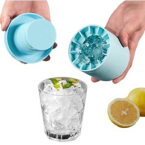 Fun Squeezable Eco-friendly Silicone Manual Cube Mold Tray and Box Ice <b>Cream</b> <b>Maker</b> - Product Image 1