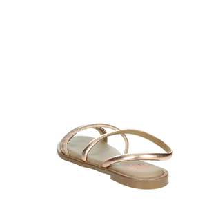 Sandali piatti da donna Porronet 7010 color rame metallizzato con cinturini, scarpe estive - Product Image 2