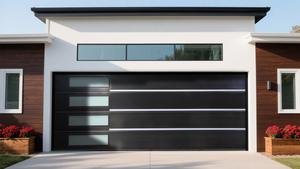 <span class=keywords><strong>Porte</strong></span> <span class=keywords><strong>de</strong></span> <span class=keywords><strong>garage</strong></span> automatique à volets en acier, fabriquée en Chine, en fibre <span class=keywords><strong>de</strong></span> verre, étanche, ignifuge, design moderne, surface finie, à enroulement - Product Image 1