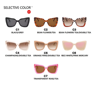 Lunettes <span class=keywords><strong>de</strong></span> <span class=keywords><strong>Soleil</strong></span> Personnalisées <span class=keywords><strong>de</strong></span> Haute Qualité, Tendance, <span class=keywords><strong>avec</strong></span> Chaîne Rétro, Résistantes aux UV pour Femmes - Product Image 3