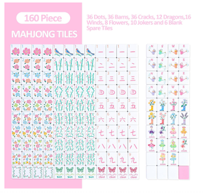 Fichas de Mahjong de Acrílico de Primera Calidad, Estilo Lujoso Inspirado en Cloisonné, Impresas con UV, para Tiendas de Regalos Exclusivas - Product Image 6