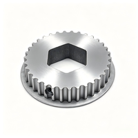 Poulie de distribution CNC personnalisée GT2 5GT HTD3M 5M 8M AT10 T5 T10 en aluminium pour équipement d'automatisation