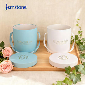 Подарочные тубусы из эко-картона класса люкс с логотипом на заказ для цветов и стабилизированных роз, круглые упаковочные коробки-цилиндры для цветов - Product Image 3