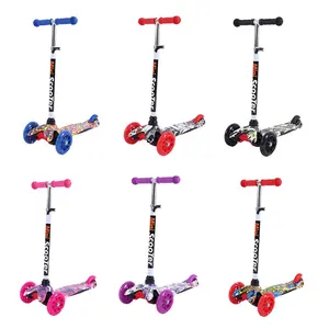 New Design Cheap Price Kids Kick 3 Wheel Baby Scooters With Led Light For Age 1-3 Years