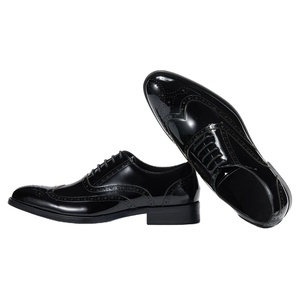 Chaussures Oxford de luxe classiques et élégantes en cuir de vachette pleine fleur, décontractées, habillées, de ville, brogues, formelles - Product Image 4