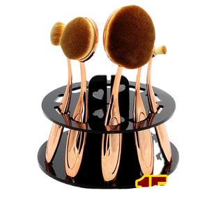 Soporte de secado de brochas cosméticas de acrílico PMMA transparente personalizado de fábrica, estante organizador de lujo plegable moderno reciclable - Product Image 4