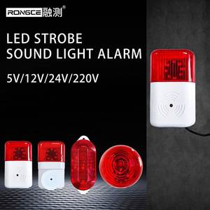 Small 5V LED Alarm Indicator <b>Light</b> OLED Display High Decibel Warning <b>Flash</b> Frequency Android Bar for Home Security Factory Loud - Product Image 2