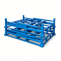 Étagère de stockage pliable en acier pour entrepôt, robuste et résistante