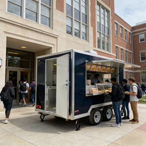 Remorque de restauration rapide, Food Truck, <span class=keywords><strong>Kiosque</strong></span> de rue, Chariot à crêpes Tuk, Chariot de restauration mobile, Remorques alimentaires design, Entièrement équipées - Product Image 1