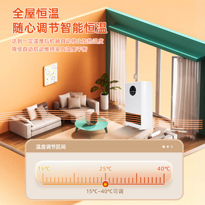 Desktop <b>Heater</b> PTC Ceramic 230x340mm Rapid Heating Portable Office <b>Electric</b> <b>Heater</b> With <b>Timer</b> Safety Protection - Product Image 3