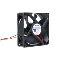 Ventilateur 8025 12V 80x80x25mm 2 broches à roulement à billes sans balais DC Ventilateur de refroidissement pour imprimante 3D Ventilateur d'ordinateur
