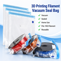Bolsas de Almacenamiento al Vacío Reutilizables, Duraderas y Ecológicas para Filamento de Impresora 3D, Resistentes a la Humedad para PLA y ABS