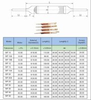 Filtre déshydrateur en cuivre 20g avec tube de charge pour R134A R600A – Nouvelles pièces de réfrigération à gaz pour usage domestique