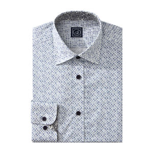 เสื้อเชิ้ตผู้ชายลำลอง ผ้าฝ้ายป๊อปลิน 100% ทอแบบเป็นมิตรต่อสิ่งแวดล้อม ปกคอพับ แขนยาว พิมพ์ลายดิจิทัล สำหรับฤดูใบไม้ร่วง ไอเดียของขวัญ - Product Image 6