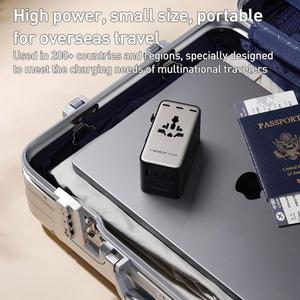 Recomendar <span class=keywords><strong>MOMAX</strong></span> UA28L PC 1-World 2 205W Dual AC 7-Port Universal Travel GaN Cargador con cable de 140W - Product Image 3