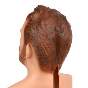 <span class=keywords><strong>Masque</strong></span> d'Halloween effrayant, <span class=keywords><strong>masque</strong></span> en latex pour jeune homme, <span class=keywords><strong>masque</strong></span> réaliste <span class=keywords><strong>de</strong></span> vieil homme, accessoires <span class=keywords><strong>de</strong></span> fête d'Halloween - Product Image 4