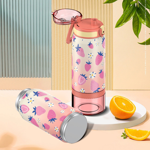 Bouteille d'eau isotherme sport avec poignée, gourde thermique pour le voyage, la gym, le camping, gourde sous vide - Product Image 2