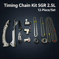 Kit de chaîne de distribution 3UR-FE 5.7L V8 DOHC Dual VVT-i pour Toyota Land Cruiser Tundra Sequoia LX570 OE 13506-0S010 13507-31020 Ensemble complet