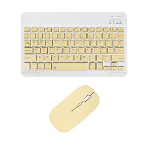 Juego de ratón de teclado <span class=keywords><strong>Bluetooth</strong></span> inalámbrico ultrafino recargable portátil de 10 pulgadas Combos de ratón de teclado inalámbrico <span class=keywords><strong>Bluetooth</strong></span> - Product Image 1