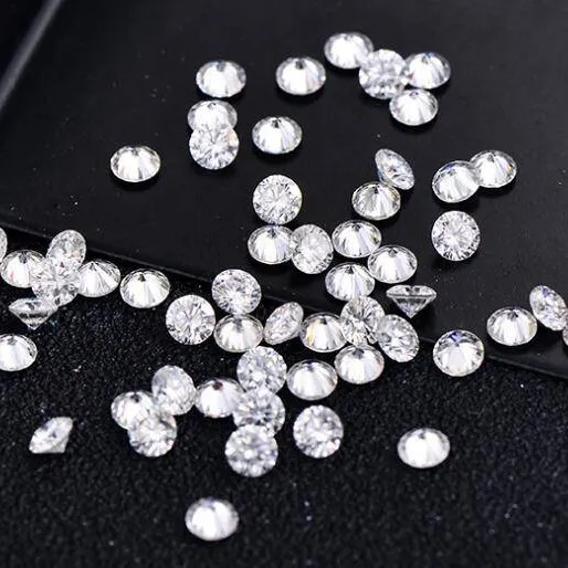 YuyingGems प्राकृतिक हीरा पारा रंग एसआई स्पष्टता 1.5-1.7mm दक्षिण अफ्रीका हाथापाई हीरा