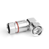 N Typ rechtwinkliger Stecker adapter 1/2 "Flexible Kabel kabel stecker 4,3/10 MINI DIN-Stecker rechtwinkliger HF-Stecker für FTTH-Verwendung