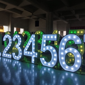 Kexian Đèn Số Sinh Nhật Tùy Chỉnh Chữ Cái Lều Khổng Lồ Phát Sáng Chữ Số Lớn Cho Lễ Kỷ Niệm Tiệc Cưới - Product Image 4