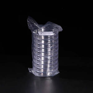 HAIJU LAB Plat Kultur Plastik PS Sekali Pakai Ukuran 35mm-150mm Petri Dish untuk Kultur Sel Sekali Pakai 90mm 100mm 120mm Dish - Product Image 3