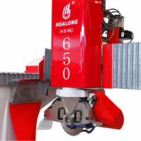 Máquina de procesamiento de piedra de encimera, enrutador CNC de HSNC-650 con cambio de herramienta automático