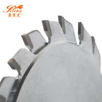 Mata Gergaji Panel Diameter 120mm 12T+12T dengan Gigi Pre-Scoring Ganda untuk Gergaji Meja Geser, Gergaji Panel CNC
