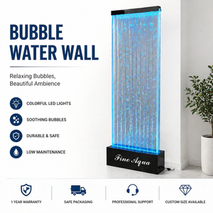 Panneau à bulles LED en acrylique personnalisé / <span class=keywords><strong>Fontaine</strong></span> murale <span class=keywords><strong>Fontaine</strong></span> d'<span class=keywords><strong>eau</strong></span> Décoration intérieure Pilier à bulles d'<span class=keywords><strong>eau</strong></span> <span class=keywords><strong>Fontaine</strong></span> d'<span class=keywords><strong>eau</strong></span> - Product Image 1