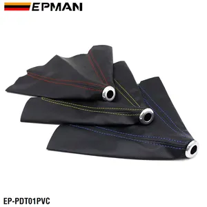 EPMAN JDM العالمي أسود PVC الحبوب ناقل مقبض الغطاء مغرزة البوت الأزرق الأحمر الأصفر دليل التلقائي / السيارات EP-PDT01PVC