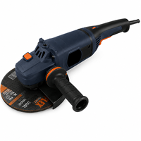 Meuleuse d'angle sans balais 230 mm 2600 W 8000 tr/min, électrique filaire portative, ODM OEM professionnelle pour la fabrication métallique et le décapage de la rouille