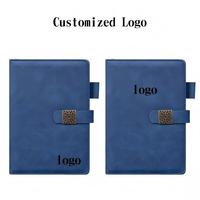 Carnets de notes magnétiques en cuir PU A5 B5 avec logo personnalisé pour étudiants, bureau d'affaires, planificateur quotidien hebdomadaire et mensuel, composition