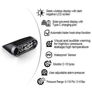 Promata เกจวัดลมยางดิจิตอล,เกจวัดความดันคุณภาพสูง Tpms โปรแกรมเมอร์ Tpms