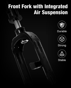 Amortisseur avant de scooter de fourche pour <span class=keywords><strong>Ninebot</strong></span> <span class=keywords><strong>Max</strong></span> G2 G65 Kickscooter électrique en alliage d'aluminium Suspension pneumatique Absorption - Product Image 3
