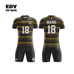 Camiseta de fútbol de sublimación de producción rápida, ropa de fútbol de venta superior transpirable Fastdry para clubes - Product Image 3