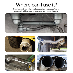 สีสเปรย์อุณหภูมิสูงสององค์ประกอบละอองลอย450มล. ประสิทธิภาพสูง - Product Image 4