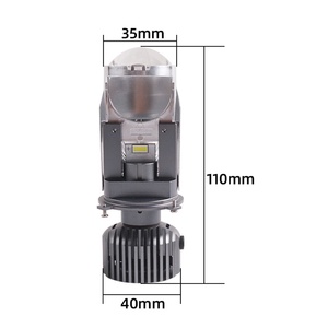 Super Bright Sanvi 12V 5500K 35W Mini <b>H4</b> LED Projector Lamps for Car & Motorcycle Accessories Lens Headlights - Product Image 5