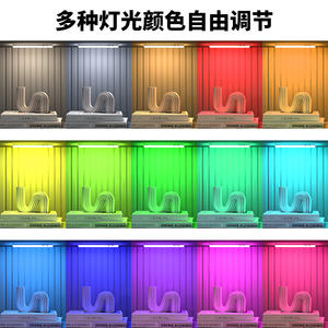 Lampe LED intelligente pour armoire 120 cm rechargeable avec télécommande, installation magnétique et adhésive pour armoire et cave à vin - Product Image 5