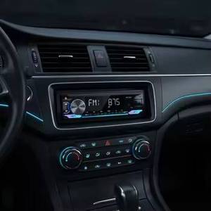 Estéreo Universal para Auto 1 DIN con Reproductor de MP3, FM, Bluetooth, AUX, USB, Pantalla LED y Grabadora de Audio - Product Image 2