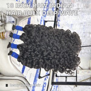 Cabello Indio Remy de 16 Pulgadas al por Mayor, 100g, Cabello Humano con Ondas Profundas para Trenzas - Product Image 2