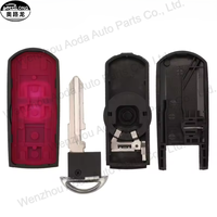 Coque de clé de voiture de remplacement en gros, 3 boutons, étui universel pour clé de voiture Mazda