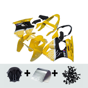 Carénages complets jaunes pour 2000 <span class=keywords><strong>2001</strong></span> 2002 <span class=keywords><strong>Ninja</strong></span> ZX-6R ZZR600 2005-2008 - Product Image 2
