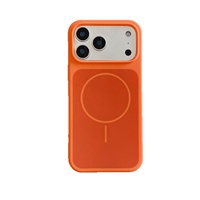 Vloeibare siliconen slim-frame hoes voor 18 Pro Max 16, pure kleur injectiegieten, valbestendig