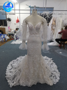 Abito da Sposa Stile Sirena per Donne Vestido De Novia Abito da Cerimonia per Damigelle Abito da Donna Robes De Mariée Lehenga Choli - Product Image 5