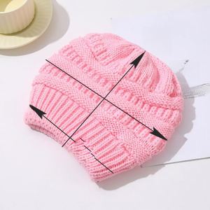 Women's Hat New Winter Acrylic Wave Rib with <strong>Pompon</strong> Cap - Product Image 3