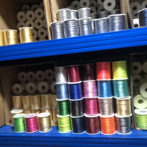 Corda in Nylon Satinato Resistente 1MM Intrecciata Ecologica ad Alta Tenacità per <span class=keywords><strong>Macramè</strong></span>, <span class=keywords><strong>Nodi</strong></span> Cinesi e Fai-da-Te per Scarpe e Capelli - Product Image 2