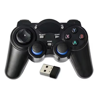 Control Remoto Inalámbrico 2.4G para PS3 con Adaptador Convertidor USB OTG para PC/TV