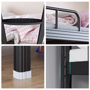 Wholesale Price School Steel Bunk Bed Hostel Bunk Bed For Adult Litera <strong>De</strong> <strong>Metal</strong> <strong>Camas</strong> Double Decker <strong>Metal</strong> Bed - Product Image 6