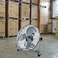 Ventilateur de ventilation électrique sur pied de 12 pouces, haute qualité, silencieux, à moteur vertical, grand volume d'air, 220 V - Offre Spéciale